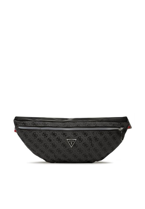 Guess Saszetka nerka Strave Mini Bags HMSTRA P3331 Czarny. Kolor: czarny. Materiał: skóra