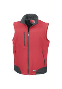 RESULT - Kamizelka puchowa Result Softshell. Kolor: wielokolorowy, czarny, czerwony. Materiał: softshell, puch. Długość rękawa: bez rękawów #1