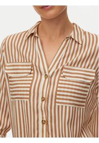 Vero Moda Koszula Bumpy 10275283 Beżowy Regular Fit. Kolor: beżowy. Materiał: wiskoza #4