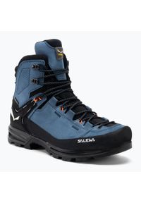 Buty trekkingowe męskie Salewa MTN Trainer 2 Mid GTX. Kolor: niebieski. Sezon: zima #1