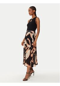 DKNY Sukienka codzienna P4EUBP76 Czarny Regular Fit. Okazja: na co dzień. Kolor: czarny. Materiał: syntetyk. Typ sukienki: proste. Styl: casual