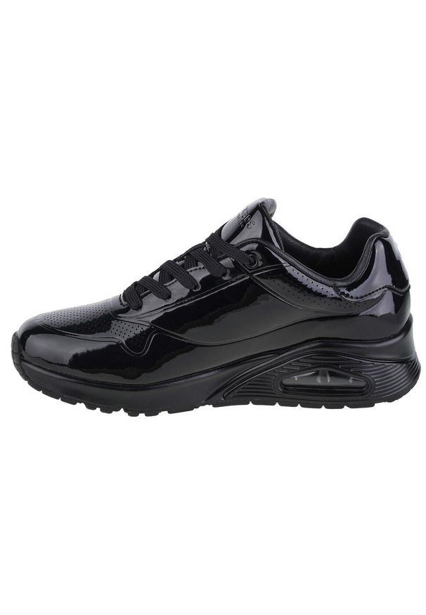 skechers - Buty do chodzenia damskie Skechers Uno Shiny One. Zapięcie: sznurówki. Kolor: wielokolorowy. Materiał: materiał, skóra. Szerokość cholewki: normalna. Sport: turystyka piesza