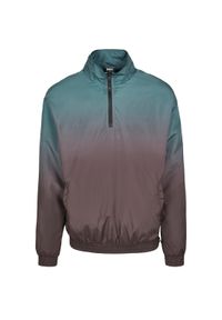 Urban Classics - Parka Urban Classic gradient pull over. Kolor: czarny, wielokolorowy, zielony. Wzór: gradientowy. Sezon: zima #1