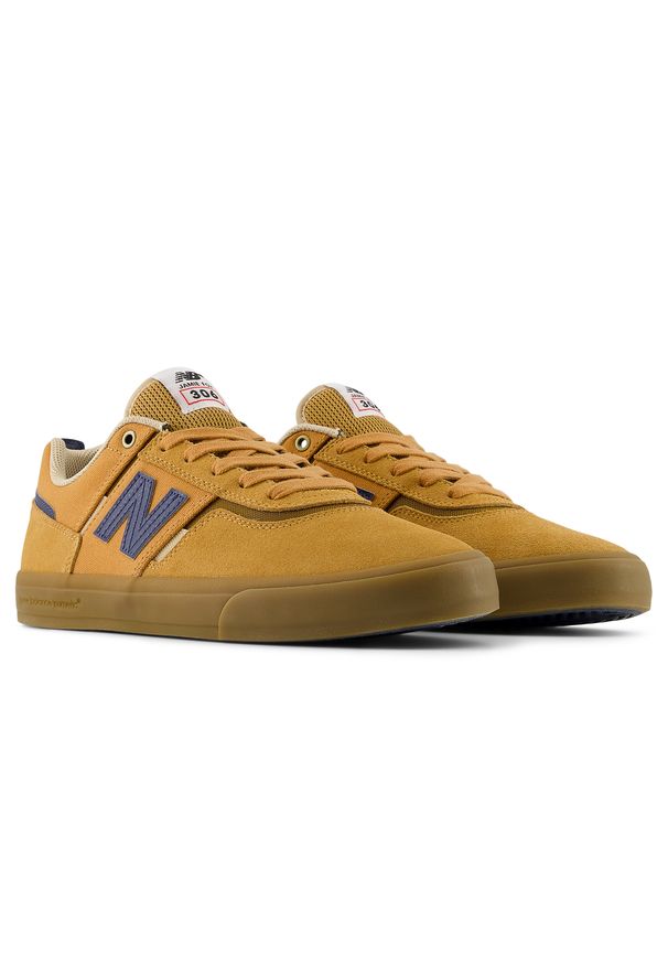 Buty unisex New Balance Numeric NM306TNB – żółte. Kolor: żółty. Materiał: zamsz, guma. Szerokość cholewki: normalna