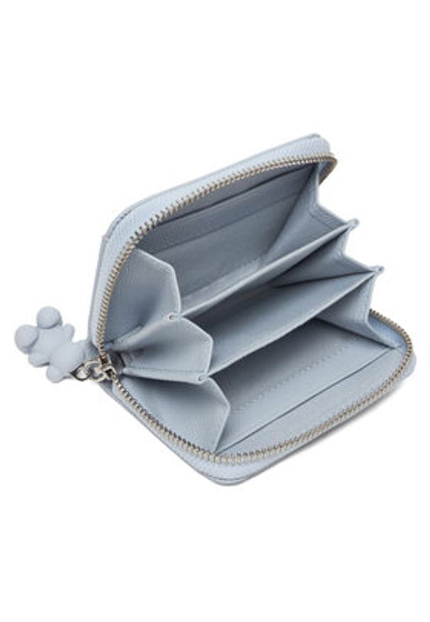 Tous - TOUS Portfel Back To Basics 2002374133 Niebieski jasny. Kolor: niebieski. Materiał: skóra