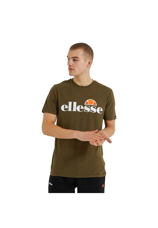 Koszulka męska Ellesse Sl Prado. Kolor: zielony, biały, wielokolorowy