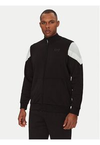 EA7 Emporio Armani Dres 7M000268 AF12451 UC001 Czarny Regular Fit. Kolor: czarny. Materiał: bawełna #5