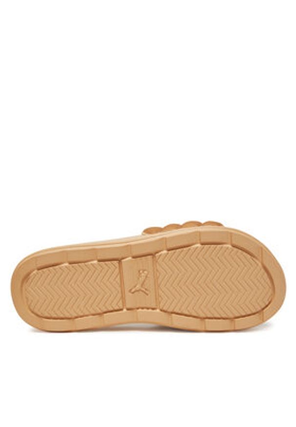 Puma Klapki Karmen Slide Puffy Wns Aqua Metallics PU 400679 02 Złoty. Kolor: złoty. Materiał: syntetyk