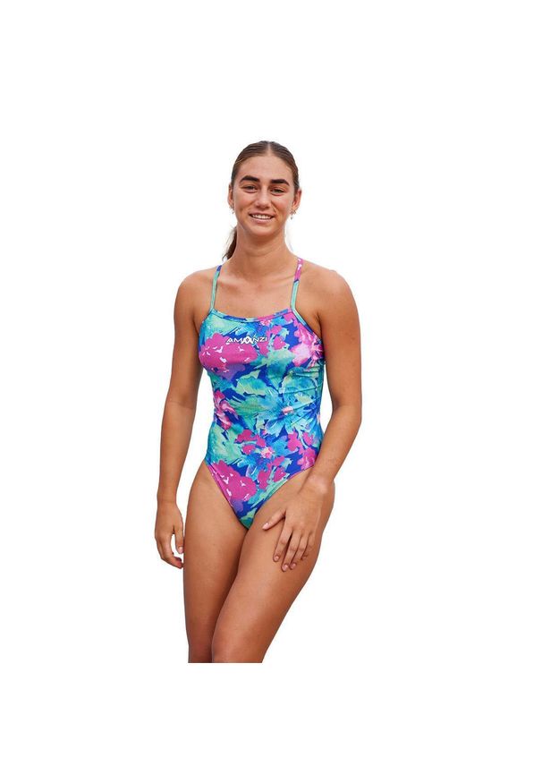 AMANZI - Amanzi Chroma Proback Strój Kąpielowy - Rozmiar 34. Kolor: różowy, czarny, wielokolorowy, pomarańczowy. Wzór: kolorowy