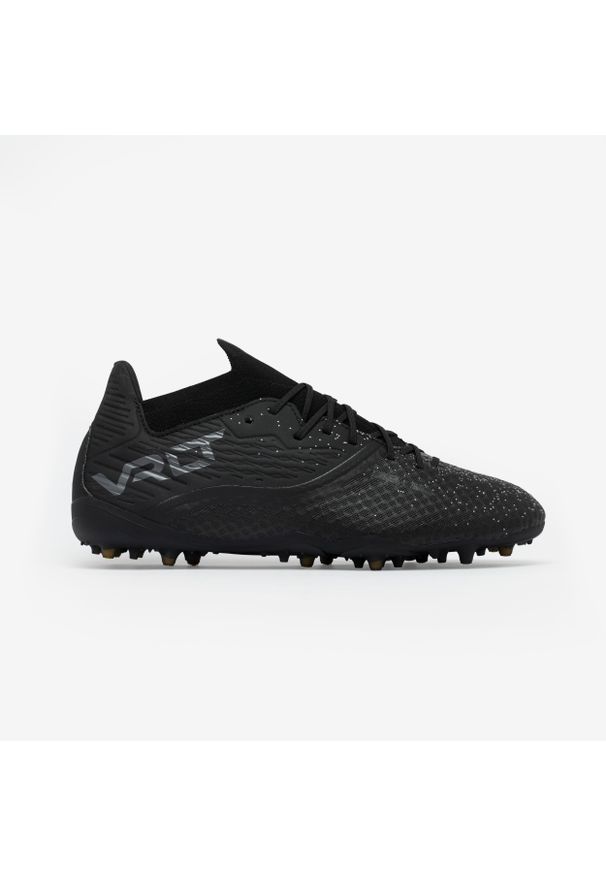 KIPSTA - Buty piłkarskie Kipsta Viralto III 3D Airmesh MG/AG Legacy. Kolor: czarny. Materiał: zamsz, syntetyk, mesh, dzianina. Szerokość cholewki: normalna. Sport: piłka nożna