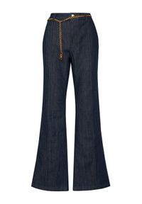 MICHAEL Michael Kors Jeansy MF590HRM24 Granatowy Bootcut Fit. Kolor: niebieski