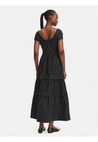 BOSS Sukienka codzienna C_Enight 50556386 Czarny Regular Fit. Okazja: na co dzień. Kolor: czarny. Materiał: bawełna. Typ sukienki: proste. Styl: casual #5