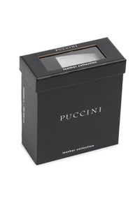 Puccini Pasek Męski PAM05(3,5) Czarny. Kolor: czarny. Materiał: skóra #2