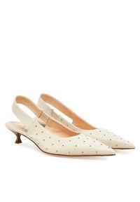 AGL Czółenka Lenor Studs D167022PCKS057G447 Écru. Materiał: skóra #6