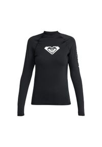 Roxy - Długi rękaw Rash Vest dla Kobiety WHOLE HEARTED Czarny. Kolor: brązowy, zielony, wielokolorowy. Materiał: elastan, poliester, materiał. Długość: długie