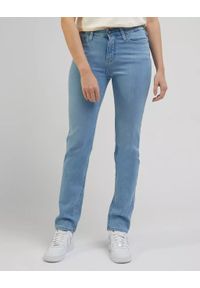 Lee - LEE ULC STRAIGHT DAMSKIE SPODNIE JEANSOWE JEANSY LT LINE L34FBJC90 112333336