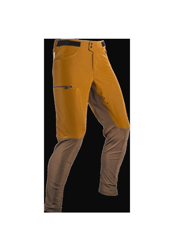 Spodnie rowerowe (+spodenki kolarskie z pampersem w zestawie) LEATT Pant MTB. Kolor: brązowy. Sport: kolarstwo