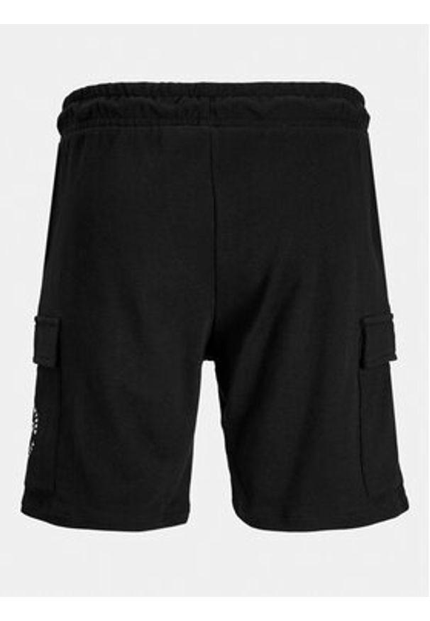 Jack & Jones - Jack&Jones Szorty sportowe Jpstswift 12249930 Czarny Regular Fit. Kolor: czarny. Materiał: bawełna. Styl: sportowy