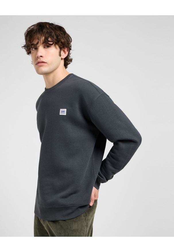 Lee - MESKA BLUZA LEE WORKWEAR SWS WASHED BLACK 112372312