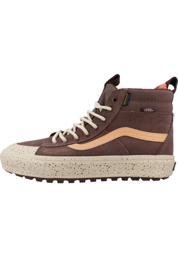 Tenisówki Vans Model Mte Sk8-hi Kolor Brązowy. Kolor: brązowy. Materiał: tkanina, skóra