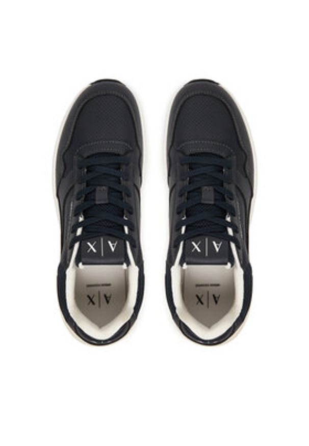 Armani Exchange Sneakersy XM002625 AF22779 ZB004 Granatowy. Kolor: niebieski. Materiał: skóra