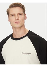 Jack & Jones Longsleeve Boston 12272977 Czarny Relaxed Fit. Kolor: czarny. Materiał: bawełna. Długość rękawa: długi rękaw #5