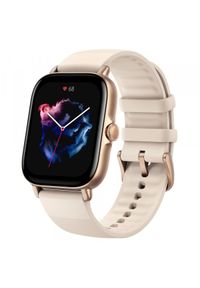 Huami - Smartwatch Amazfit GTS 3 Ivory White. Rodzaj zegarka: smartwatch. Materiał: koronka. Styl: klasyczny, elegancki