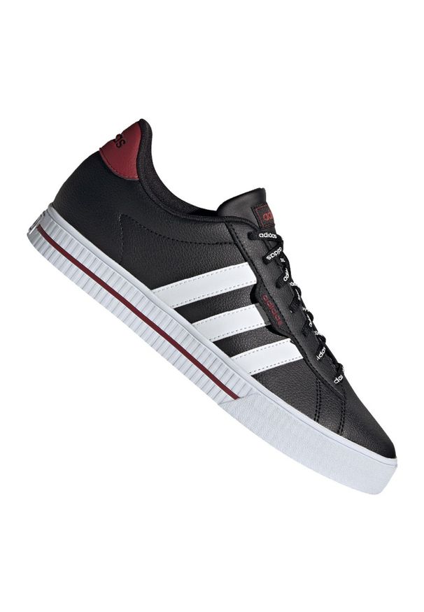 Adidas - Buty adidas Daily 3.0 M FW6668 czarne. Okazja: na co dzień. Kolor: czarny. Materiał: guma, skóra. Szerokość cholewki: normalna. Sezon: zima. Sport: skateboard