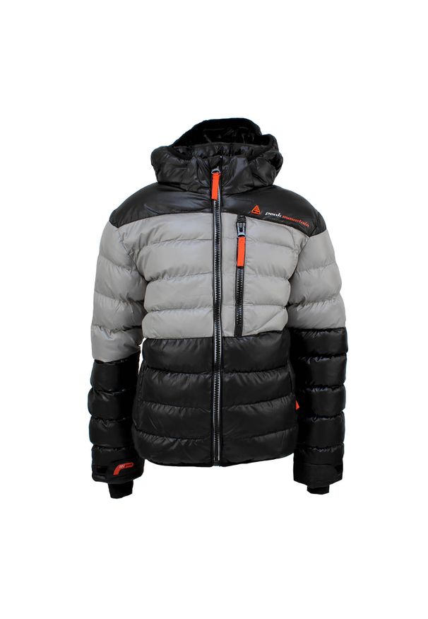 PEAK MOUNTAIN - Kurtka narciarska dla dzieci Peak Mountain Ecaptin. Kolor: wielokolorowy, szary, czarny. Sezon: zima. Sport: narciarstwo