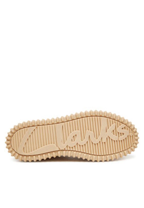 Clarks Półbuty Torhill Bee 26181191 Écru. Kolor: kremowy. Materiał: zamsz, skóra