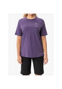 Koszulka rowerowa damska Vaude Cyclist Casual Shirt. Kolor: fioletowy