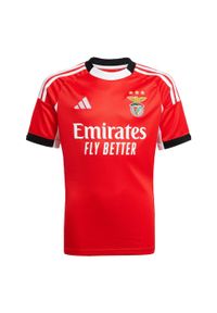 Adidas - Koszulka podstawowa dla dzieci Benfica 25/26. Kolor: czerwony