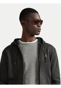 Polo Ralph Lauren Bluza 710881517093 Szary ciemny Regular Fit. Typ kołnierza: polo. Kolor: szary. Materiał: bawełna #3