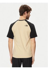 The North Face T-Shirt Easy NF0A87N7 Beżowy Regular Fit. Kolor: beżowy. Materiał: bawełna #3