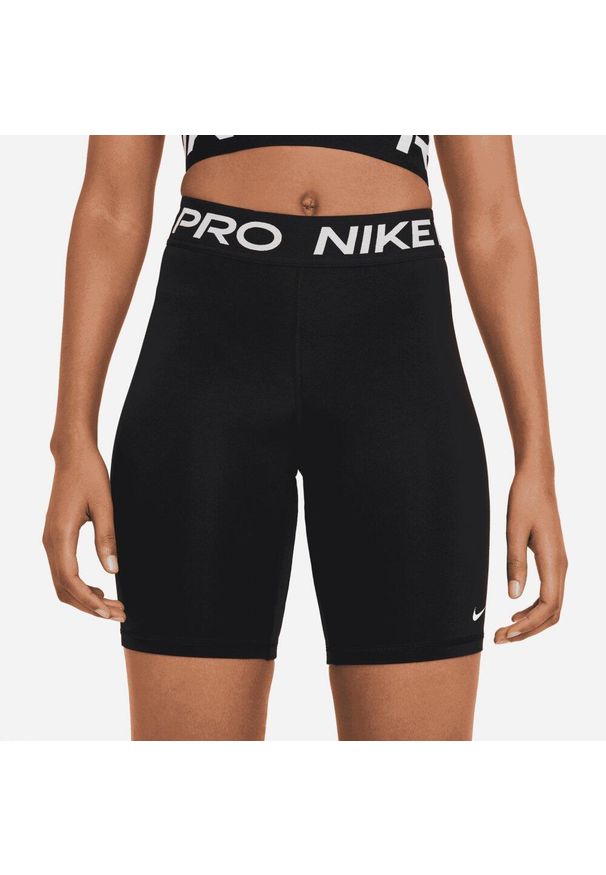 Spodnie treningowe damskie Nike Pro 365 8. Kolor: czarny. Długość: krótkie. Sport: fitness