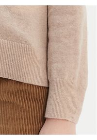 United Colors of Benetton - United Colors Of Benetton Sweter 1002D401Y Beżowy Regular Fit. Kolor: beżowy. Materiał: wełna #2