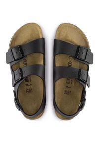 Buty do chodzenia unisex Birkenstock Milano BF. Zapięcie: klamry. Kolor: czarny. Materiał: guma, skóra, syntetyk, materiał. Szerokość cholewki: normalna. Sport: turystyka piesza