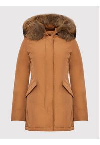 Woolrich Kurtka zimowa Arctic Raccoon CFWWOU0538FRUT0001 Brązowy Regular Fit. Kolor: brązowy. Materiał: syntetyk. Sezon: zima