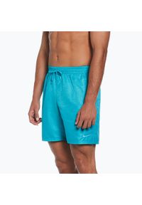 Szorty kąpielowe męskie Nike Swim Breaker 7" Volley. Kolor: niebieski