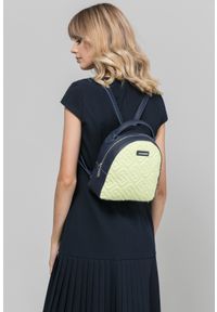 Monnari - Mały pikowany plecak. Kolor: niebieski. Materiał: pikowane #3