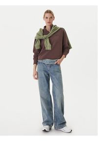 RVCA Bluza Glory 23B033505 Brązowy Relaxed Fit. Kolor: brązowy. Materiał: bawełna #3