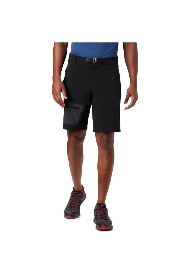 columbia - Spodenki turystyczne męskie Columbia Titan Pass. Kolor: czarny. Materiał: poliester, elastan. Sport: turystyka piesza