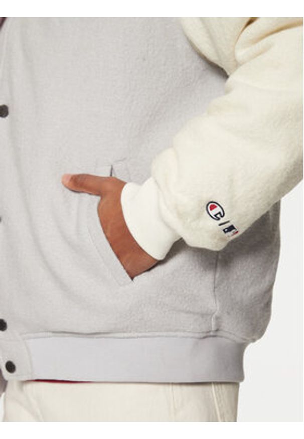 Champion Kurtka bomber 220358 Szary Regular Fit. Kolor: szary. Materiał: wiskoza
