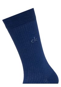 Calvin Klein Skarpety długie 701235981 Granatowy. Kolor: niebieski. Materiał: materiał, bawełna #4