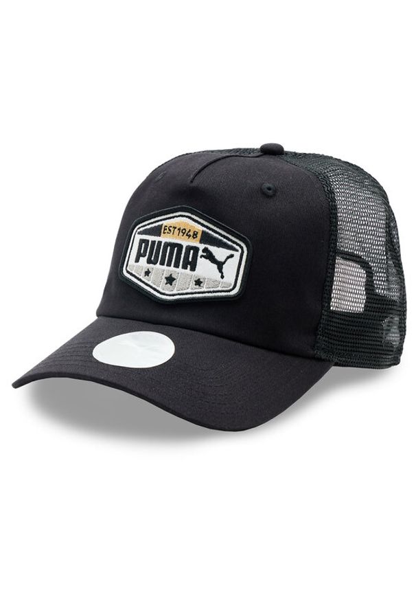 Puma Czapka z daszkiem Trucker Cap 024046 Czarny. Kolor: czarny. Materiał: poliester, materiał