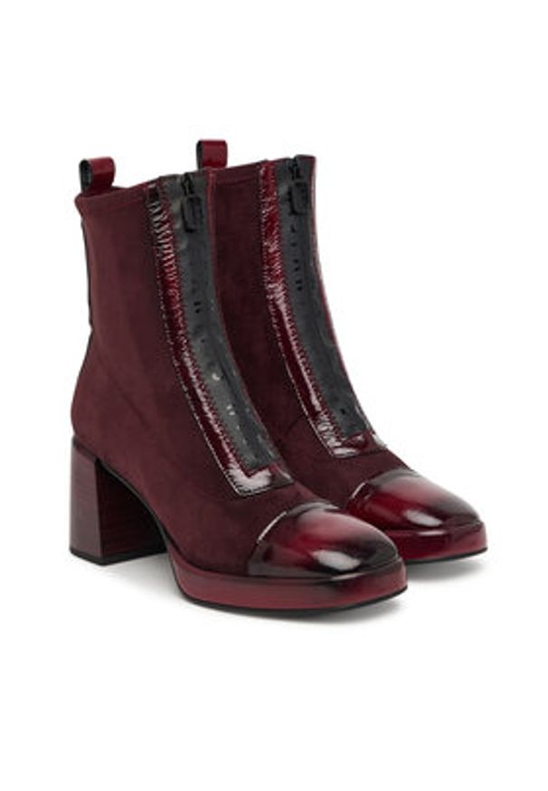 Hispanitas Botki HI254230 Fioletowy. Kolor: fioletowy. Materiał: materiał