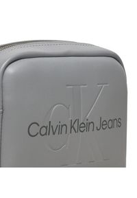 Calvin Klein Jeans Torebka Sculpted Camera Bag18 Mono K60K612220 Niebieski. Kolor: niebieski. Materiał: skórzane