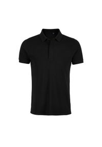 SOL'S - Polo Sol's Owen. Typ kołnierza: polo. Kolor: czarny. Materiał: bawełna. Długość rękawa: krótki rękaw. Długość: krótkie #1