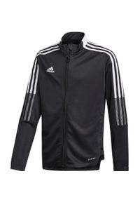 Adidas - Bluza piłkarska dla dzieci adidas Tiro 21 Track. Kolor: czarny. Sport: piłka nożna #1