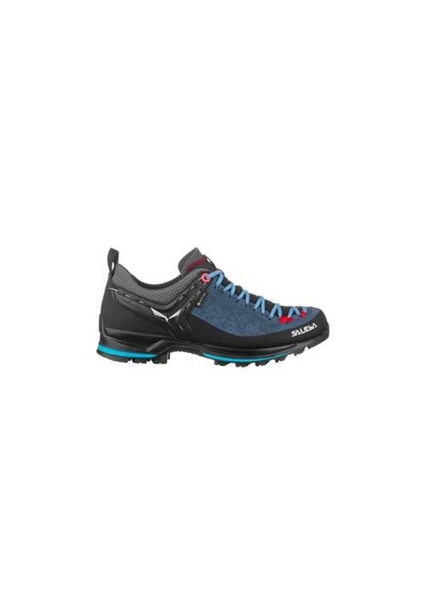 Buty trekkingowe damskie Salewa WS Mtn Trainer 2 Gtx. Zapięcie: sznurówki. Kolor: czarny, niebieski. Materiał: syntetyk, materiał. Szerokość cholewki: normalna. Sezon: zima